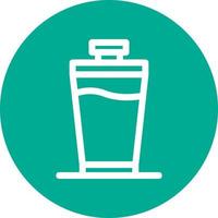 Protein Shake Vector Icon Design