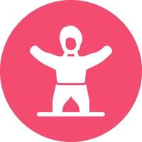 Gym Stretch Vector Icon Design