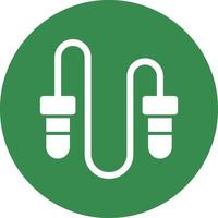 Jumping Rope Vector Icon Design