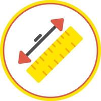 Measuring Tape Vector Icon Design