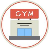 diseño de icono de vector de gimnasio