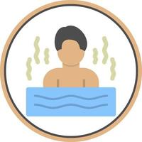 diseño de icono de vector de sauna