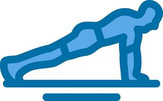 Push Ups Vector Icon Design