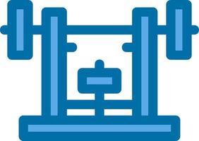 Bench Press Vector Icon Design
