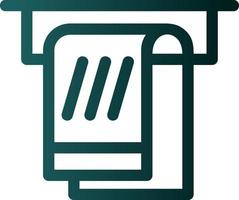 Towel Vector Icon Design