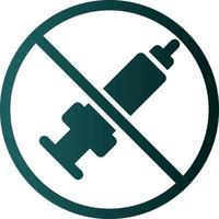 No Steroids Vector Icon Design