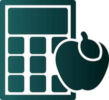 Calorie Calculator Vector Icon Design