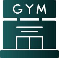 diseño de icono de vector de gimnasio