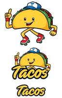 Tacos Cute Mascot vector