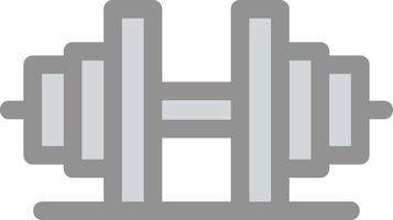 Barbells Vector Icon Design