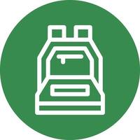 Backpack Vector Icon Design