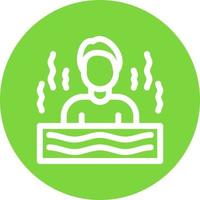 diseño de icono de vector de sauna