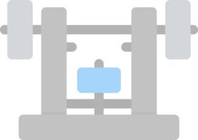 Bench Press Vector Icon Design