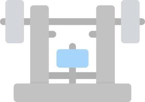 Bench Press Vector Icon Design