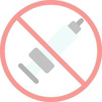 No Steroids Vector Icon Design