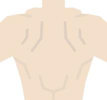 Back Muscle Vector Icon Design