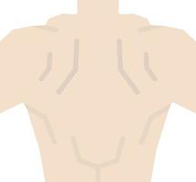 Back Muscle Vector Icon Design