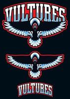Vultures Team Mascot vector