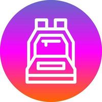 Backpack Vector Icon Design