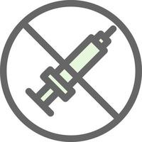 No Steroids Vector Icon Design