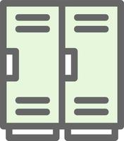 Locker Vector Icon Design