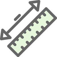 Measuring Tape Vector Icon Design