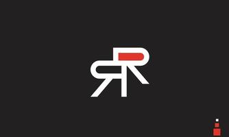 Alphabet letters Initials Monogram logo RR vector