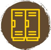 Locker Vector Icon Design