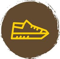 Gym Shoes Vector Icon Design