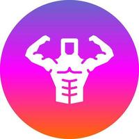 Body Builder Vector Icon Design