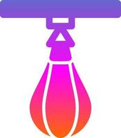 Punching Ball Vector Icon Design