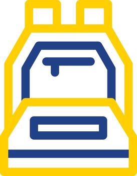 Backpack Vector Icon Design