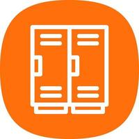 Locker Vector Icon Design