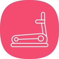 Treadmill Vector Icon Design