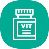 diseño de icono de vector de vitaminas