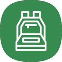 Backpack Vector Icon Design