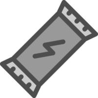 Energy Bar Line Vector Icon Design