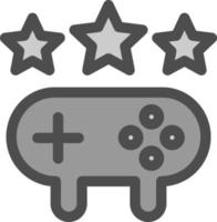 diseño de icono de vector de línea de clasificación de juego