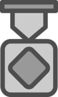 Game Reward Line Vector Icon Design