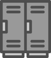 Locker Vector Icon Design