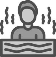 diseño de icono de vector de sauna