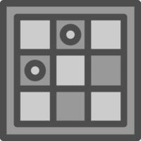 Chess Game Line Vector Icon Design