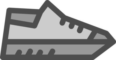 diseño de icono de vector de zapatos de gimnasio