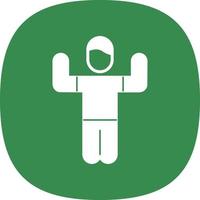 Person Exercising Vector Icon Design