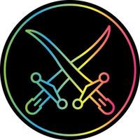 Swords Vector Icon Design