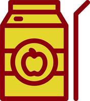 diseño de icono de vector de jugo de manzana