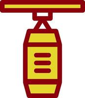 Boxing Bag Vector Icon Design