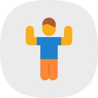 Person Exercising Vector Icon Design