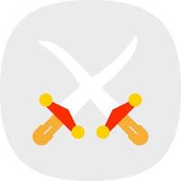 Swords Vector Icon Design