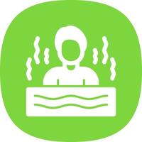 diseño de icono de vector de sauna